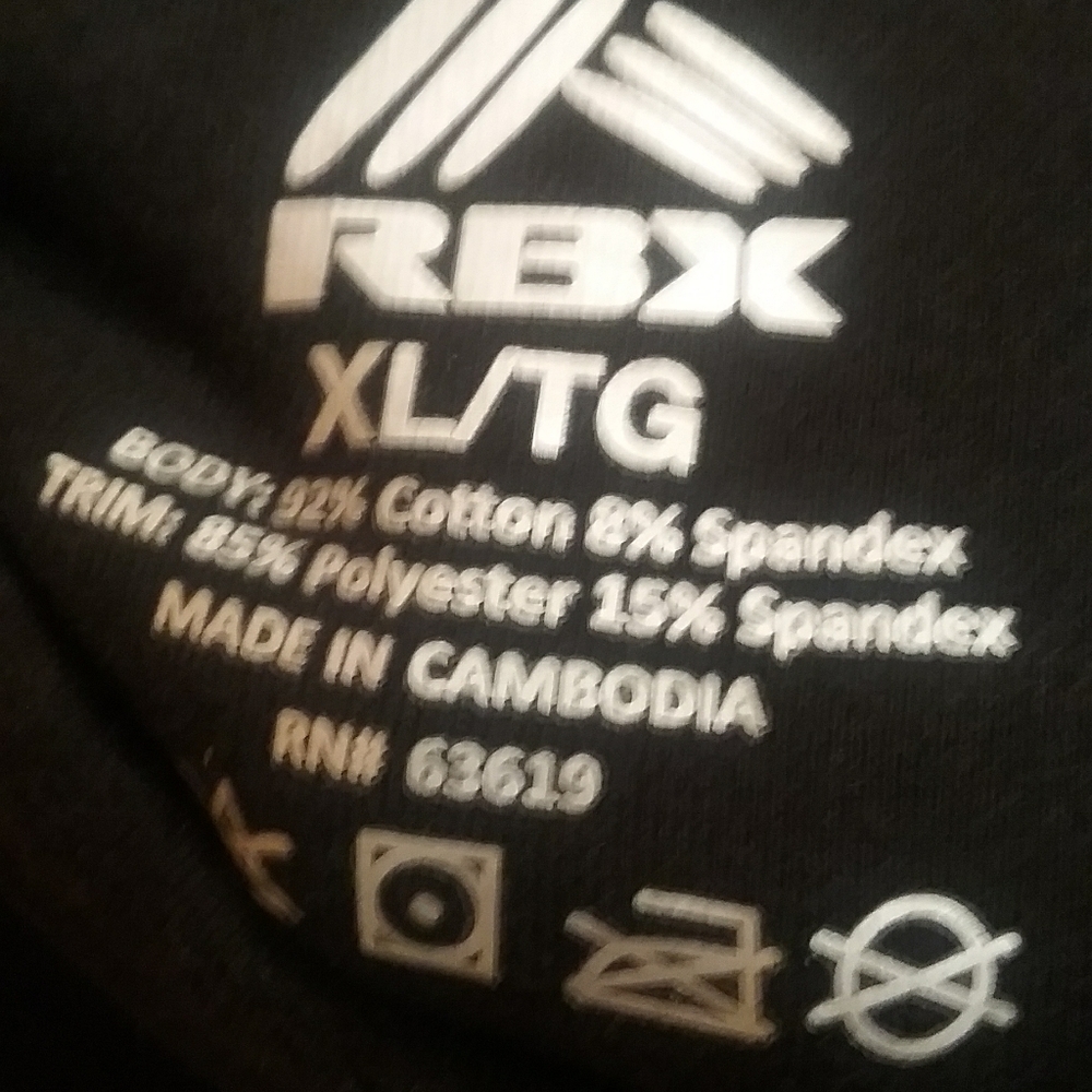 Cozy, Comfortable Black RBX Yoga Pants